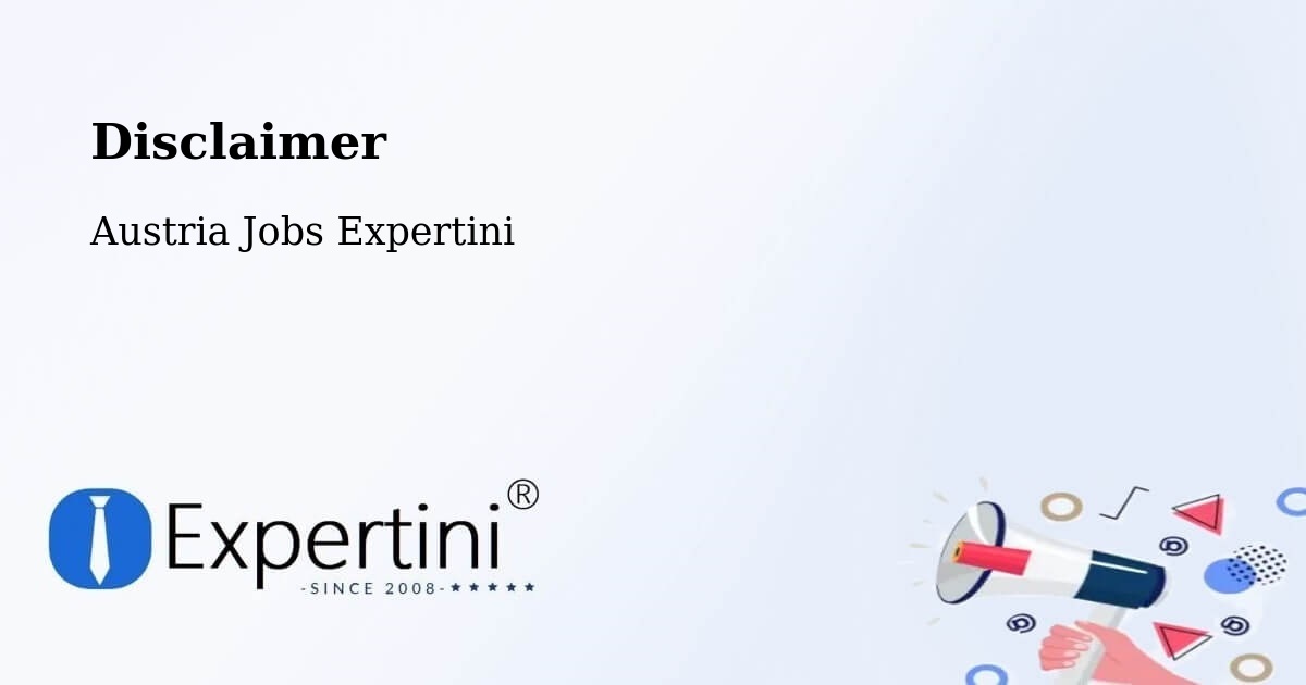 Disclaimer – Kufstein - Austria Jobs Expertini