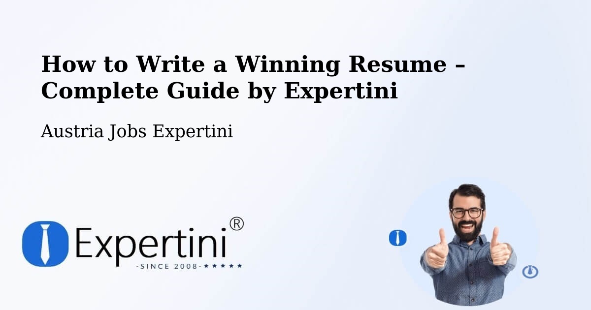 Resume Writing Guide for Job Seekers – Kufstein - Kufstein, Austria Jobs Expertini