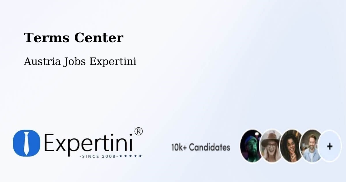 Terms of Service – Kufstein - Austria Jobs Expertini